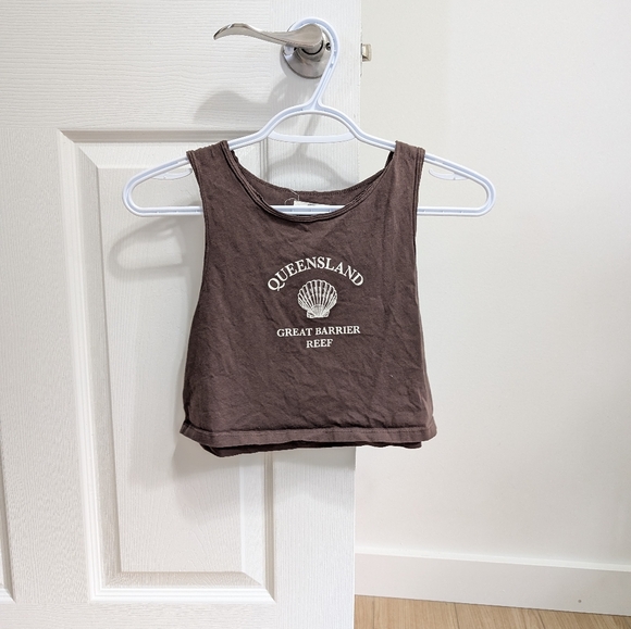 Basic Brown Tank Top - Picture 1 of 1